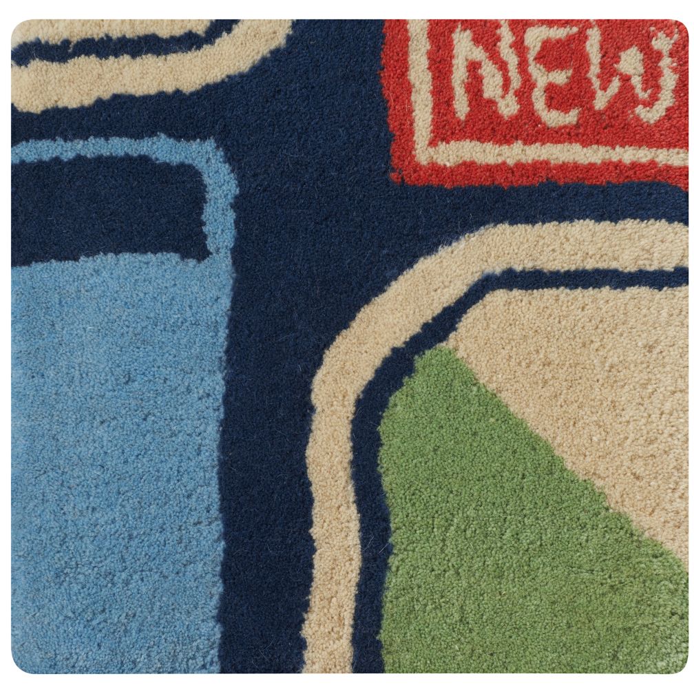 Come Fly With Me Rug Swatch